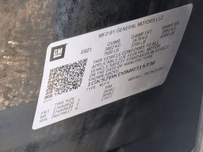 2021 GMC Yukon SLT