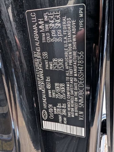 2025 Hyundai Tucson SEL
