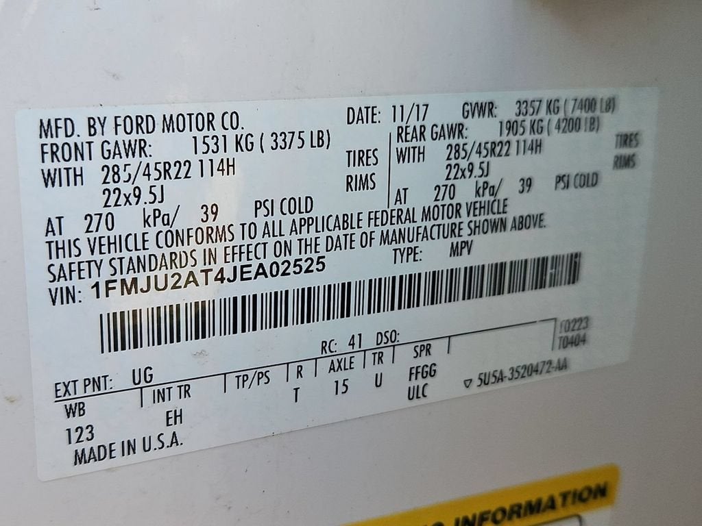 2018 Ford Expedition Limited