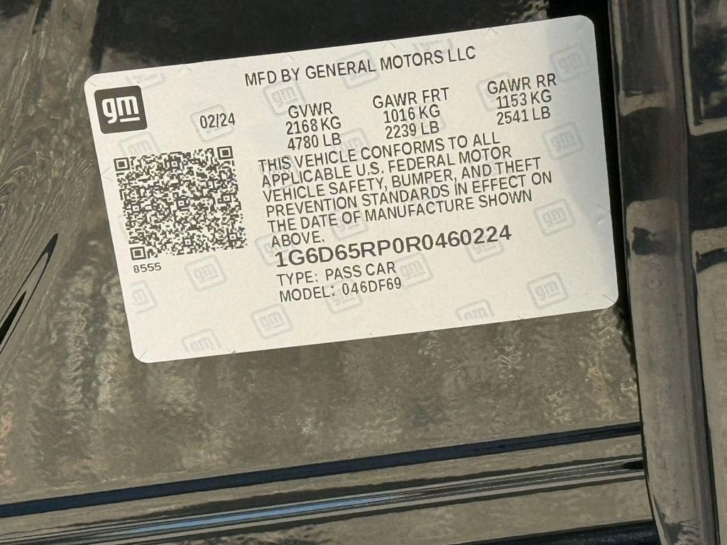 2024 Cadillac CT4-V V-Series Blackwing