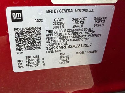 2023 GMC Acadia SLE