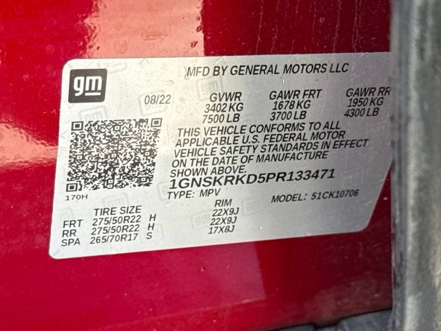 2023 Chevrolet Tahoe RST