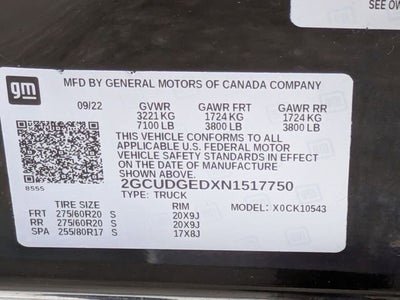 2022 Chevrolet Silverado 1500 LTZ