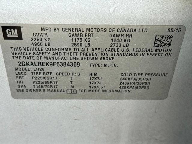 2015 GMC Terrain SLE