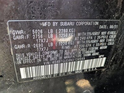 2022 Subaru Outback Wilderness