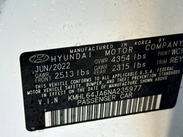 2022 Hyundai Sonata SEL