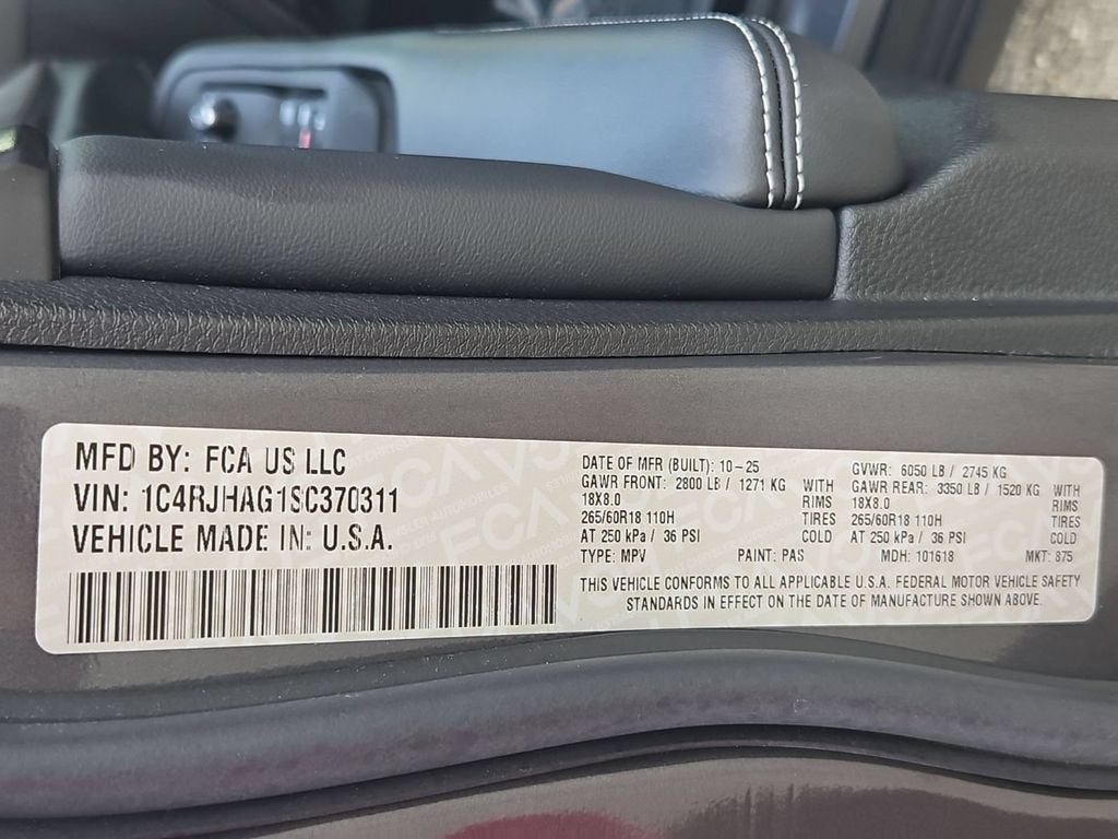 2025 Jeep Grand Cherokee Altitude X 4x4