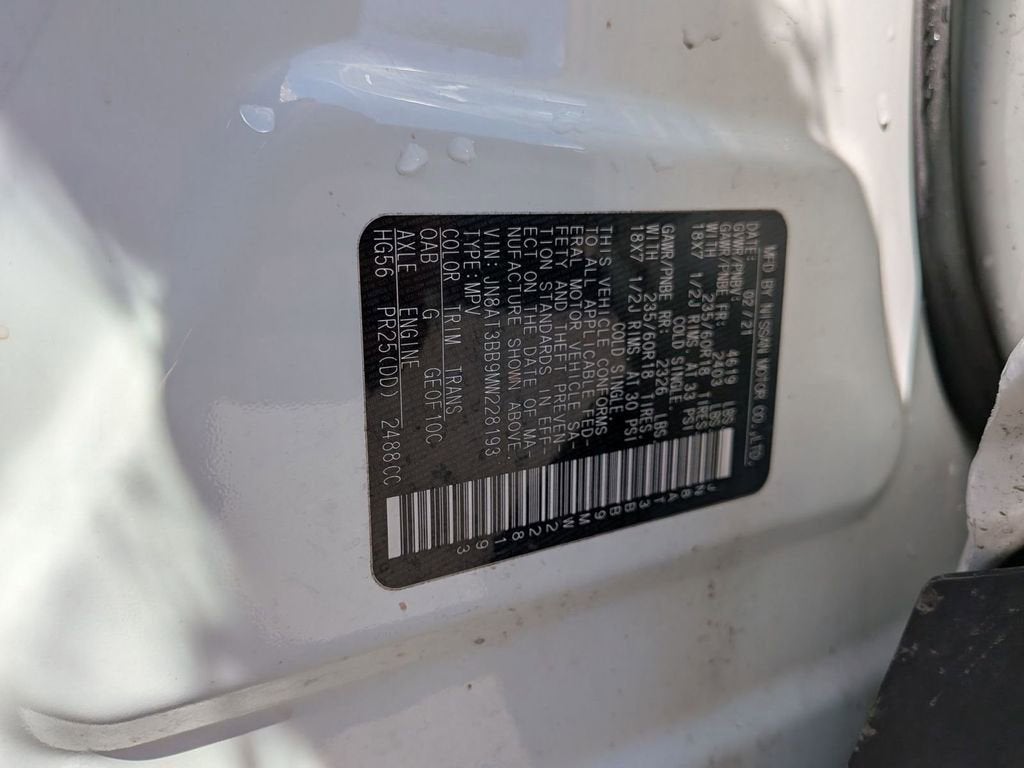 2021 Nissan Rogue SV Intelligent AWD