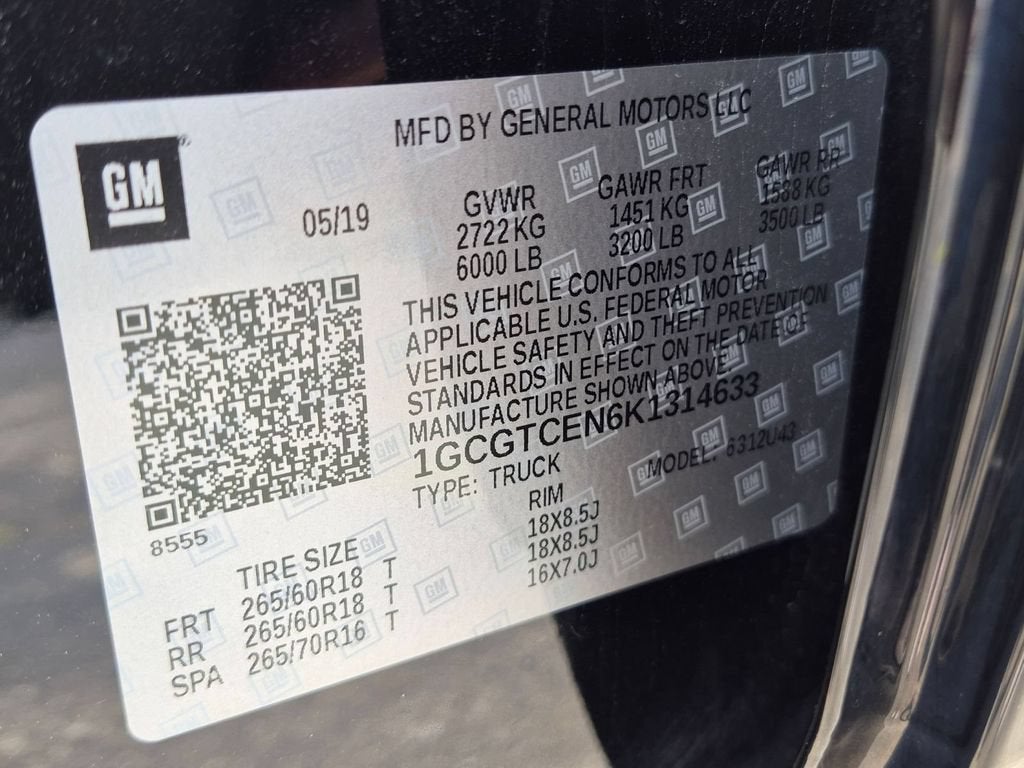 2019 Chevrolet Colorado 4WD LT