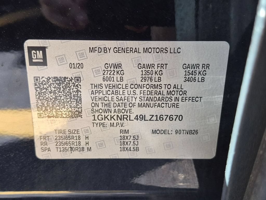 2020 GMC Acadia SLE