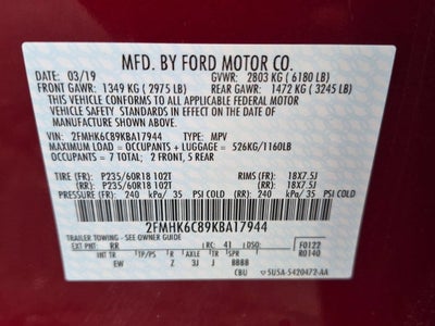 2019 Ford Flex SEL