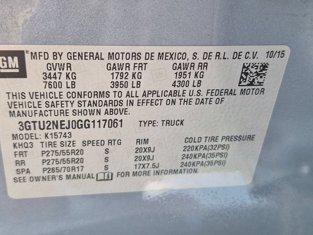 2016 GMC Sierra 1500 SLT