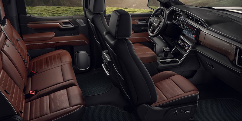 2026 GMC Sierra 1500 premium interior cabin and seating