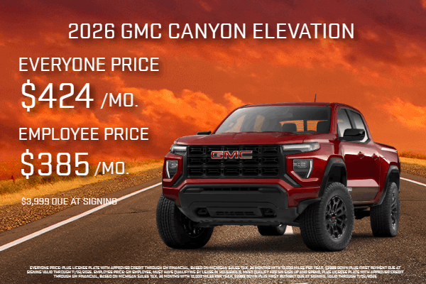 2026 GMC CANYON ELEVATION